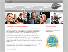 Tablet Screenshot of enter-telecom.se